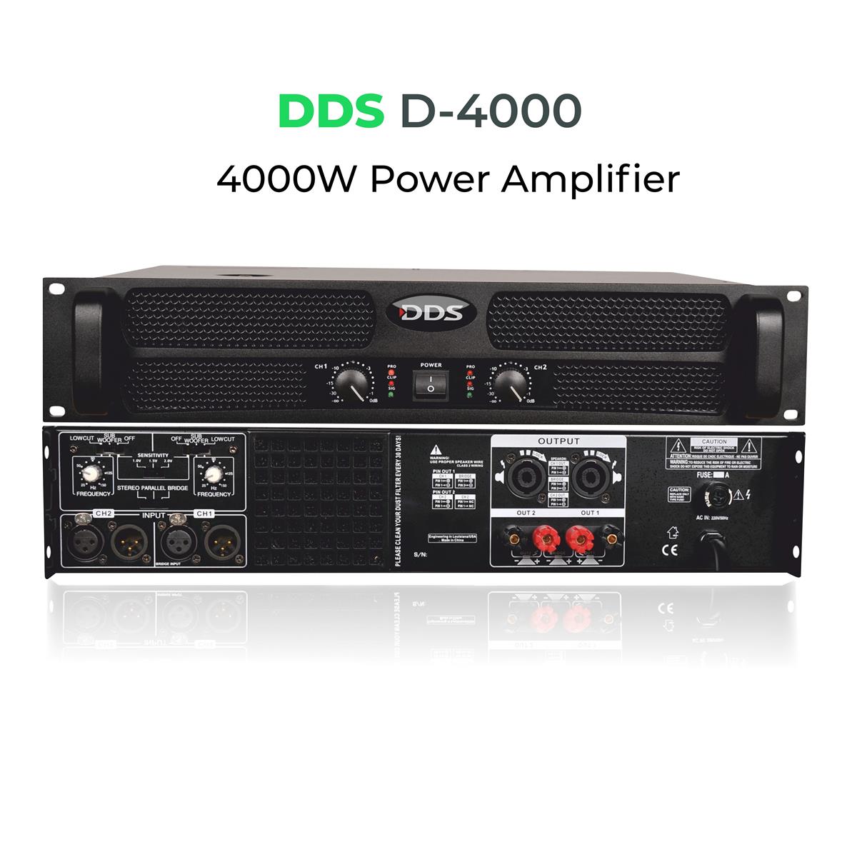 DDS D4000 Power Amplifier