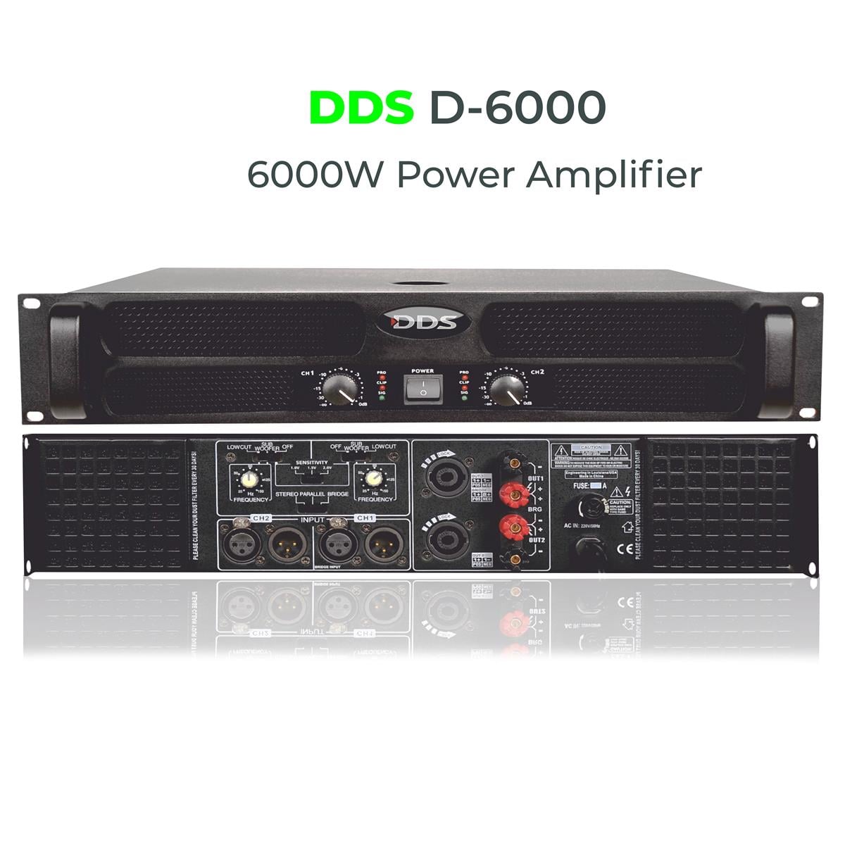 DDS D6000 Power Amplifier