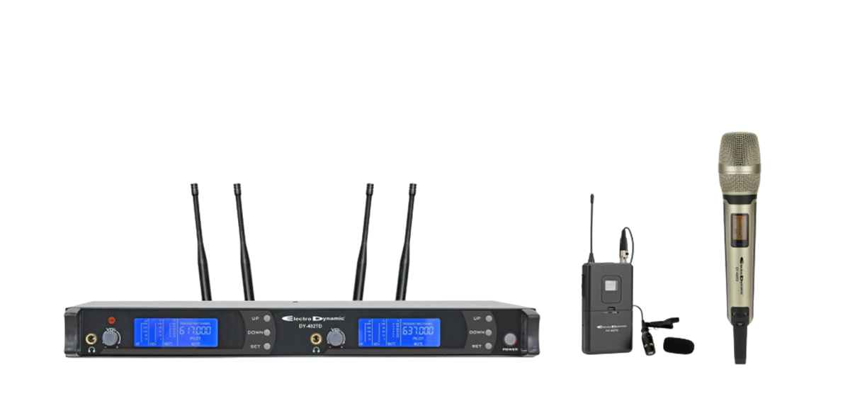Electro Dynamic DY-402 Kablosuz El ve Yaka Mikrofonu