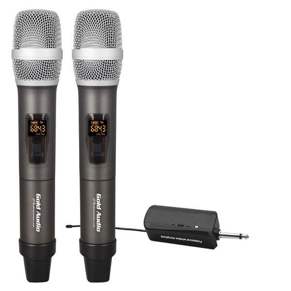 Gold Audio GX 832 EE UHF Çift El Mikrofon