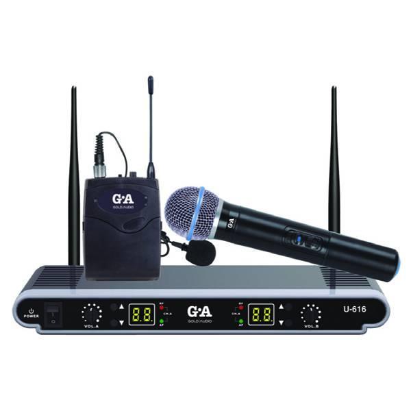 Gold Audio U 616 EY UHF El+Yaka Mikrofon