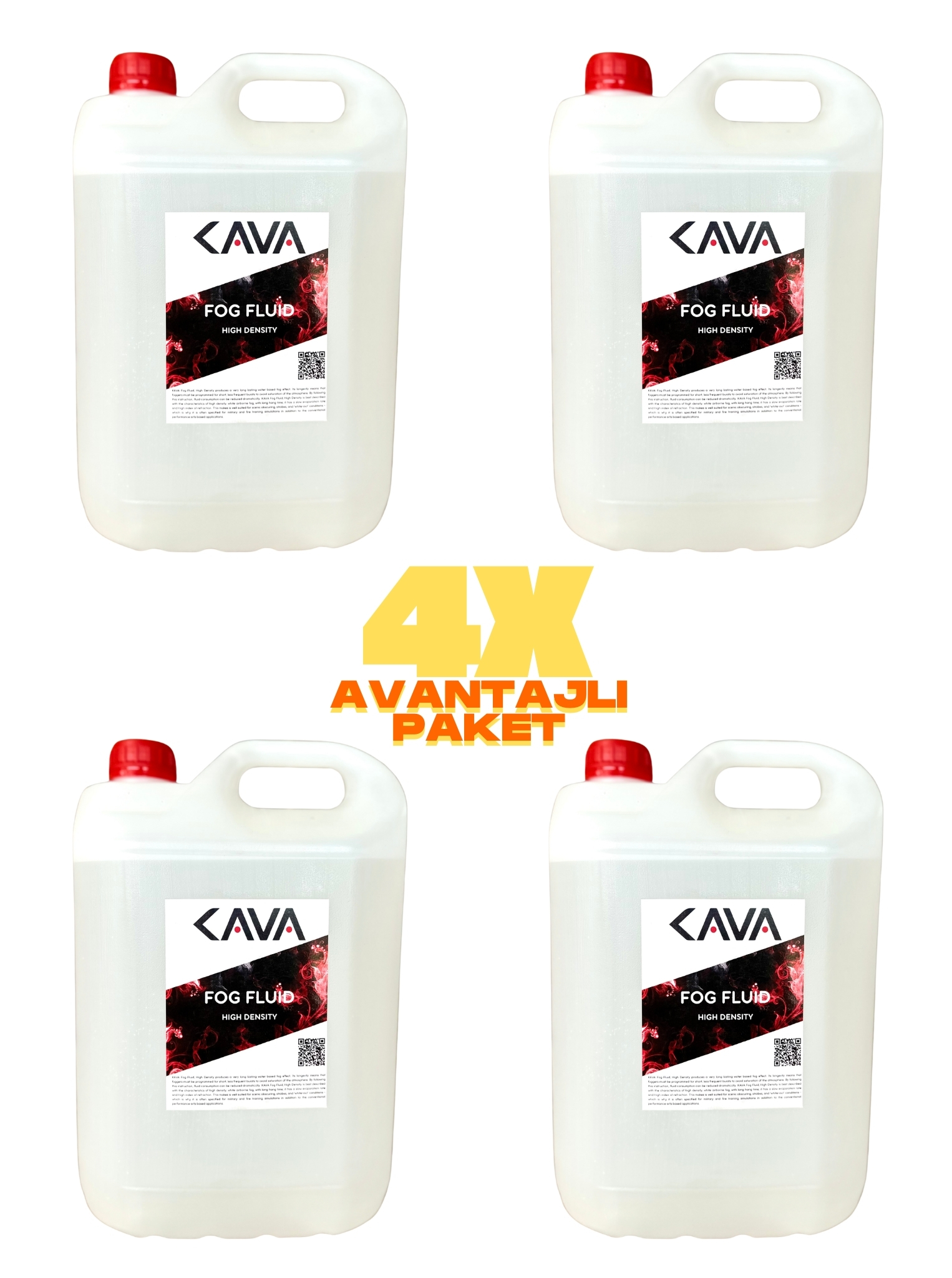 KAVA Ekstra Yoğun Sis Likiti 5 Litre (4'lü Koli)