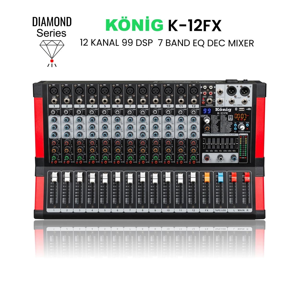 König K–12 FX DIAMOND Deck Mikser