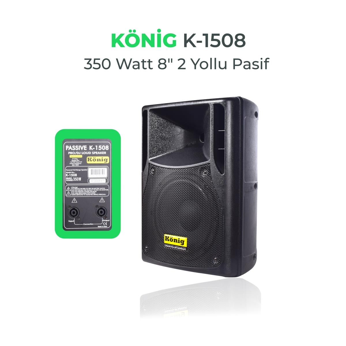 König K–1508 Pasif Hoparlör