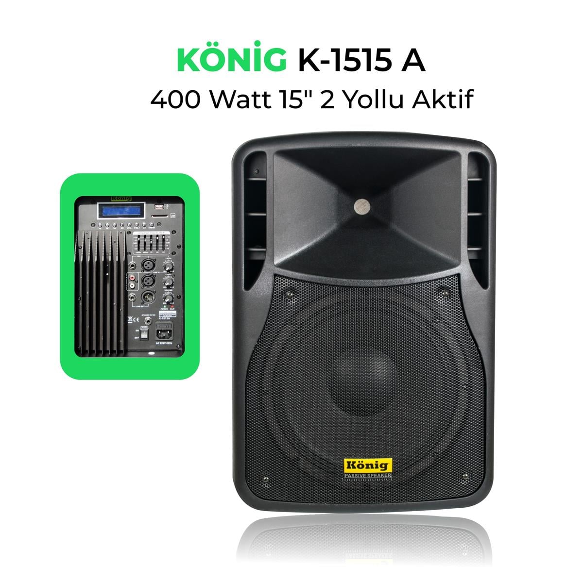 König K–1515 A Aktif Hoparlör