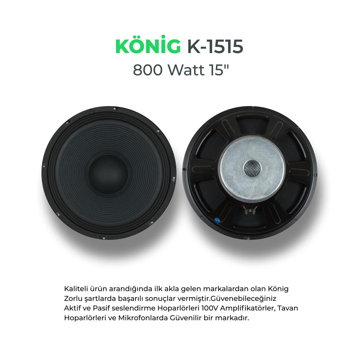 König K-1515 Woofer Hoparlör