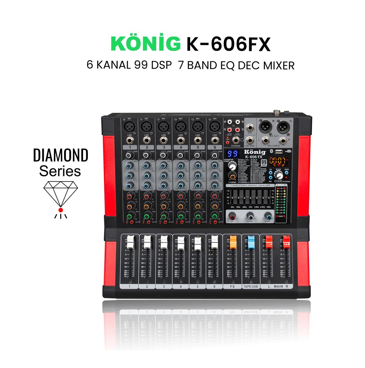 König K–606 FX DIAMOND Deck Mikser