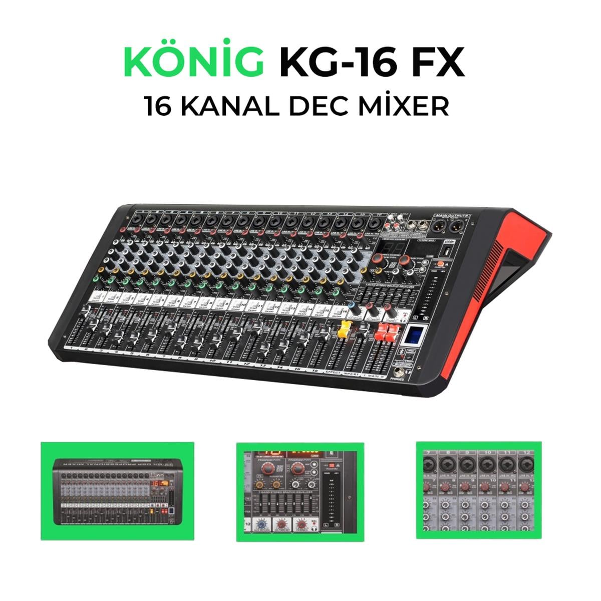 Konig KG–16 FX Deck Mikser