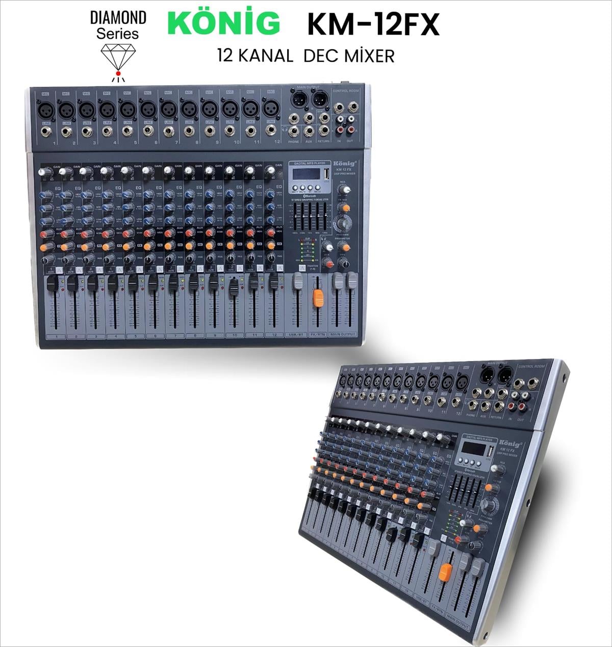 König KM–12 FX DIAMOND Deck Mikser