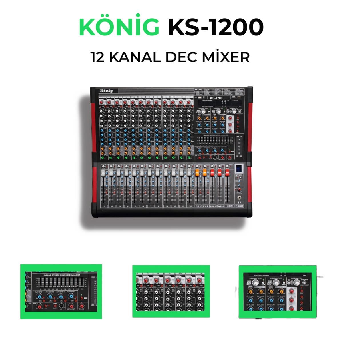 Konig KS–1200 Deck Mikser