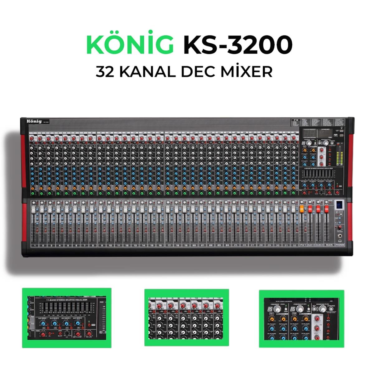 Konig KS–3200 Deck Mikser