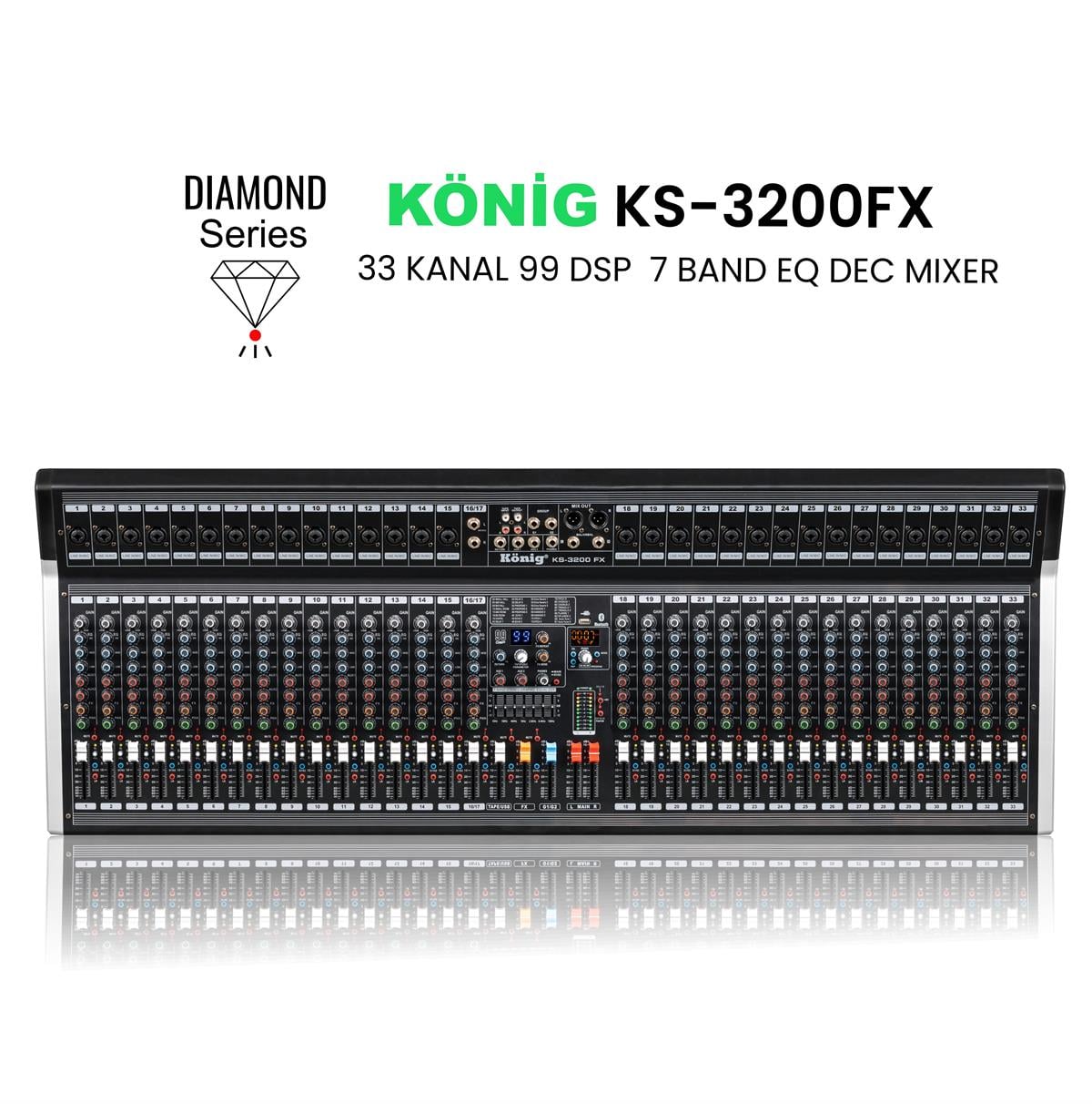 König KS–3200 FX DIAMOND Deck Mikser