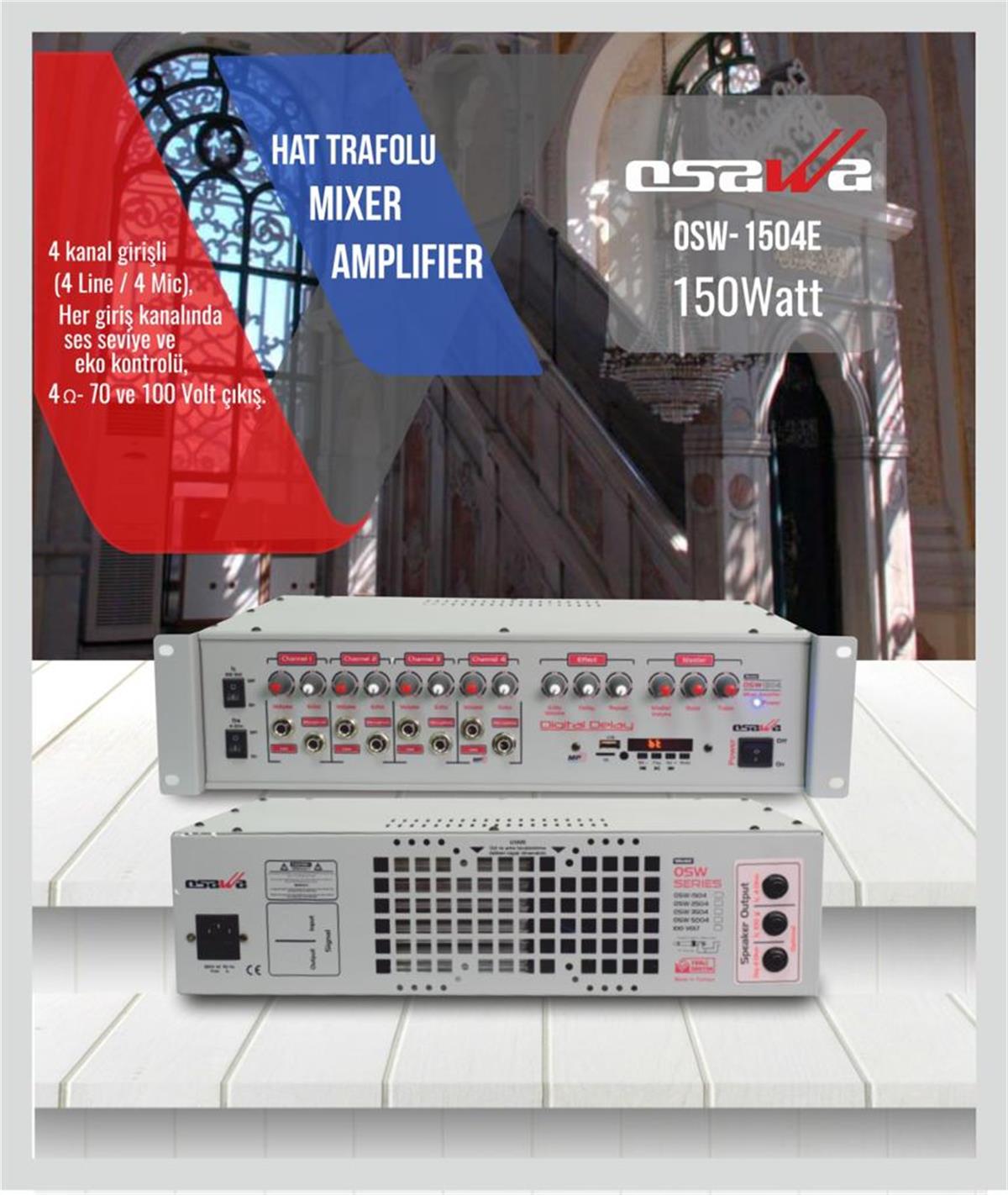 Osawa OSW–1504 Mixer Amplifier