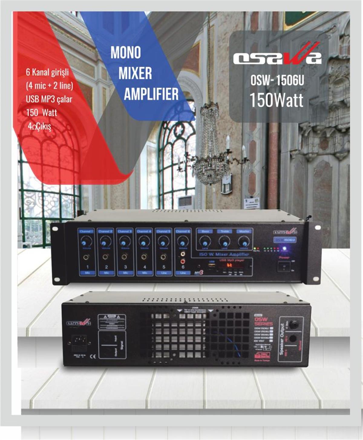 Osawa OSW–1506 Mixer Amplifier
