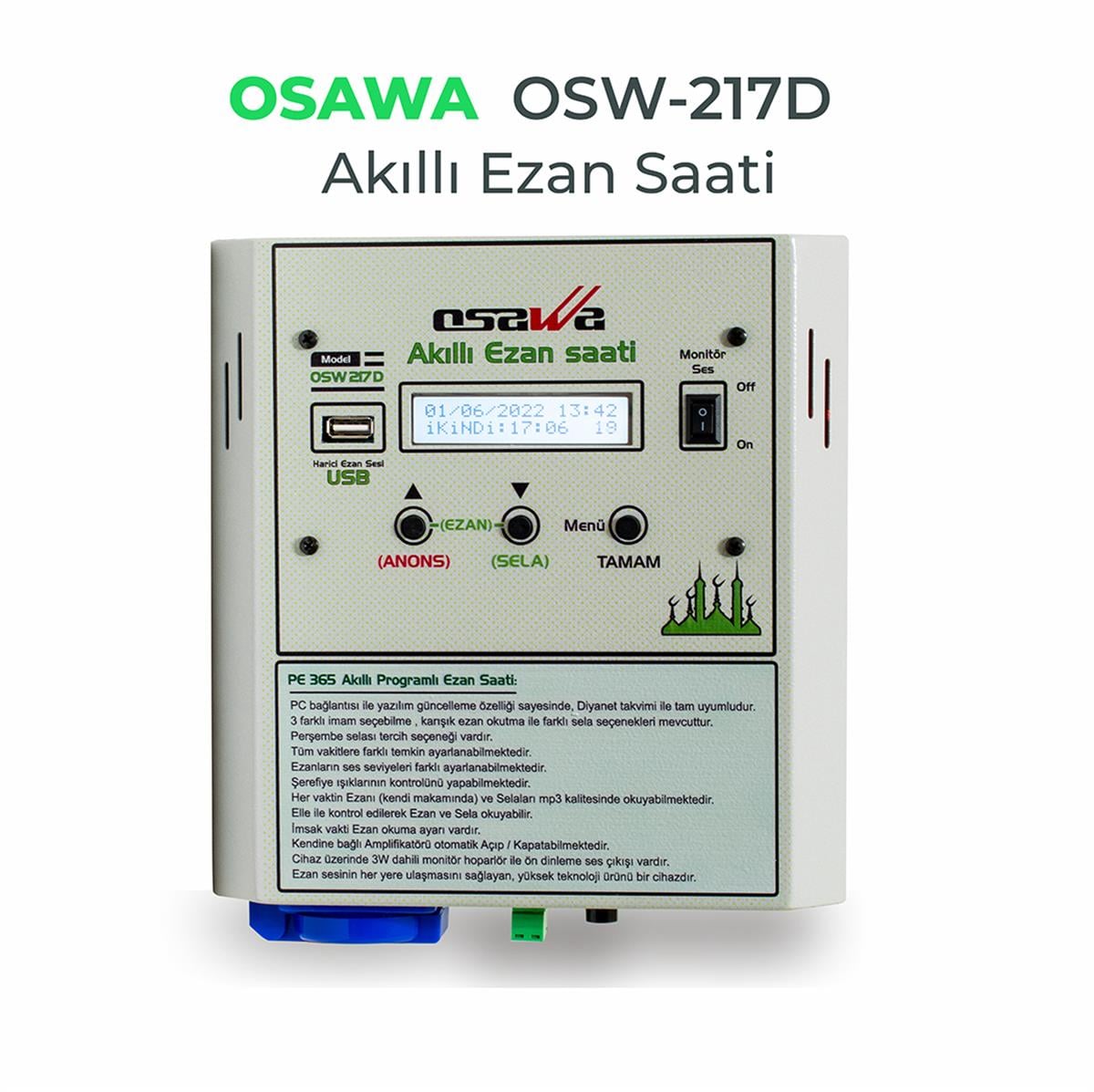 Osawa OSW–217 D Ezan Saati