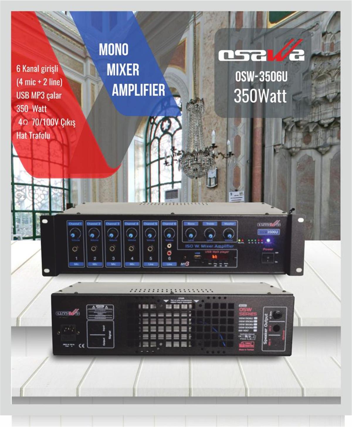 Osawa OSW–3506 Mixer Amplifier