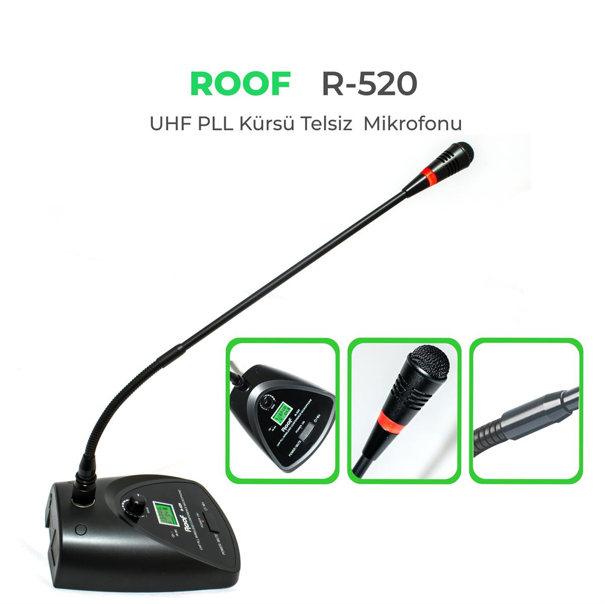 Roof R-520 Kürsü Mikrofonu