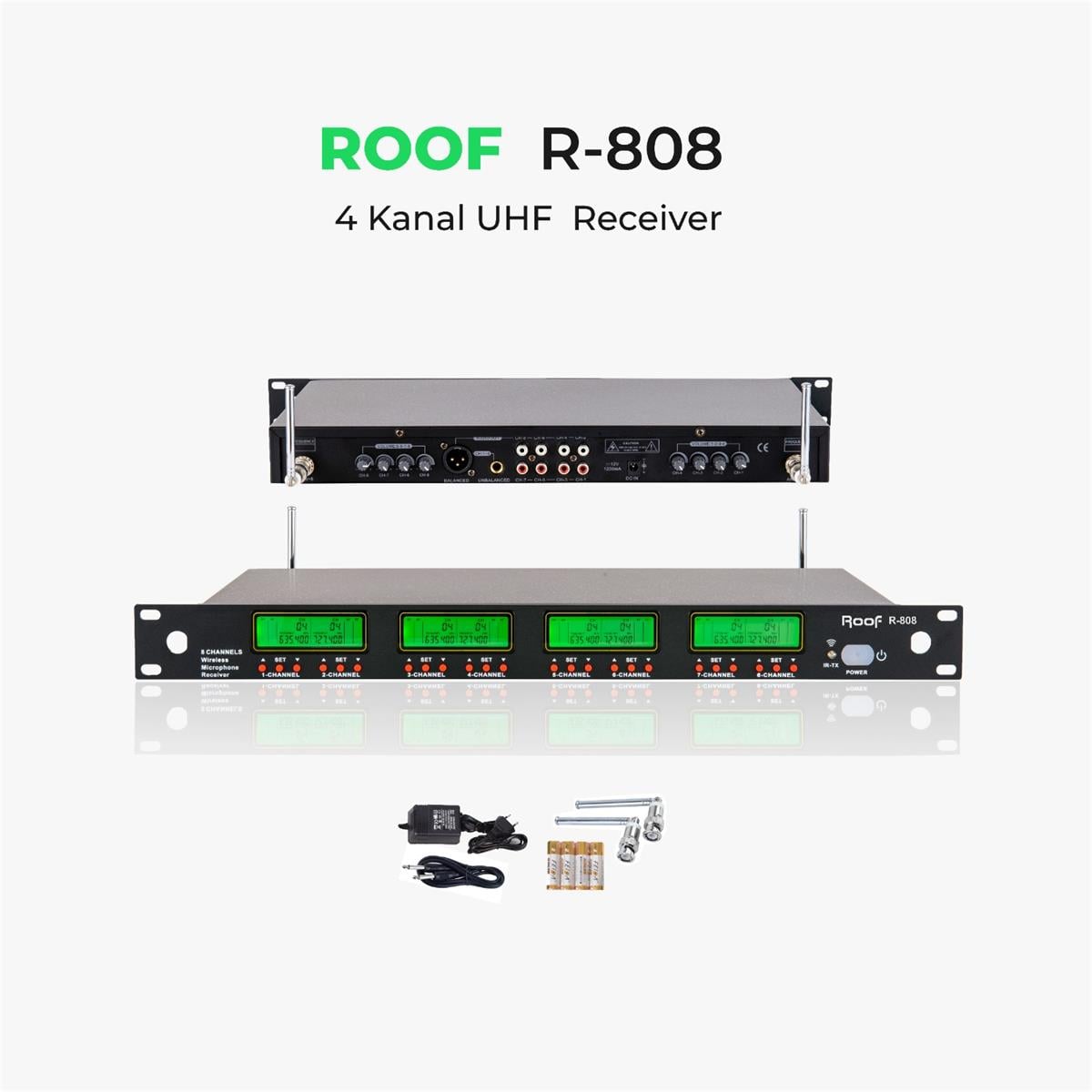 Roof R-808 8 Kanal UHF Receiver