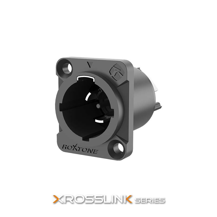 Roxtone RX-J018 Xrosslink Serisi Powercon Şase Konnektör