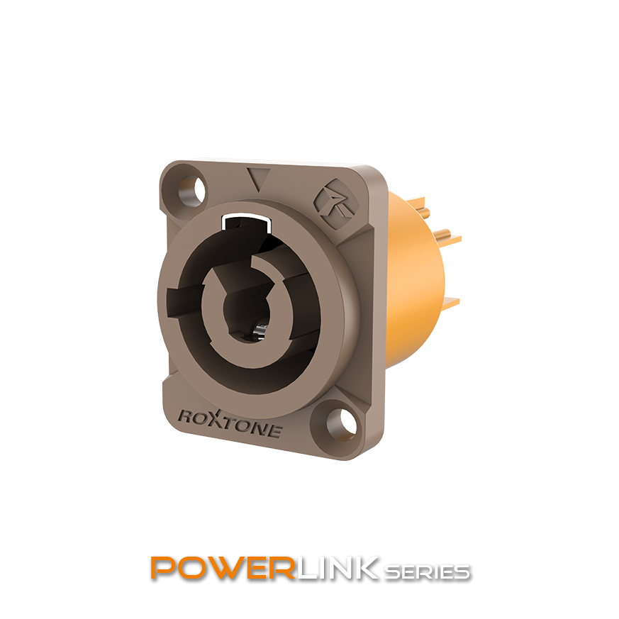 Roxtone RX-J027 Power Link Serisi Powercon Şase Konnektör
