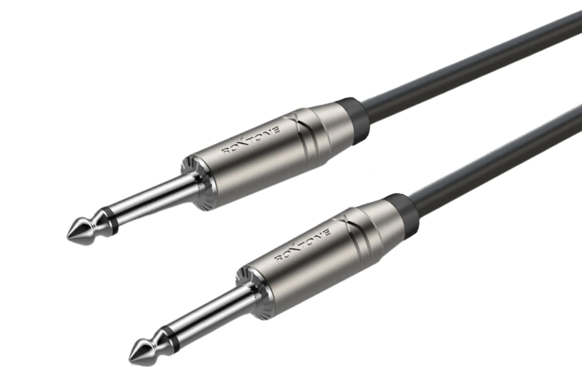 Roxtone RX-K12301 Mono Çivi Jak - Mono Çivi Jak Enstrüman Sinyal Kablosu 1 Metre