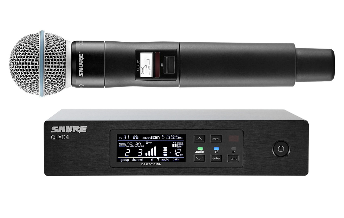 Shure QLXD24/BETA58 Kablosuz Mikrofon Seti