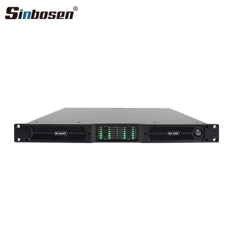 Sinbosen D4-1300 Profesyonel Hat Trafolu DSP 2 Kanallı Dijital Amplifikatör Amfi