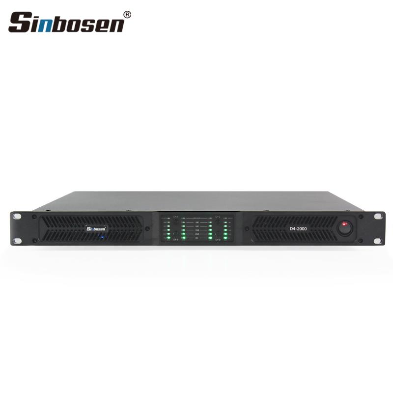 Sinbosen D4-2000 Profesyonel Hat Trafolu 2 Kanallı Amplifikatör Amfi