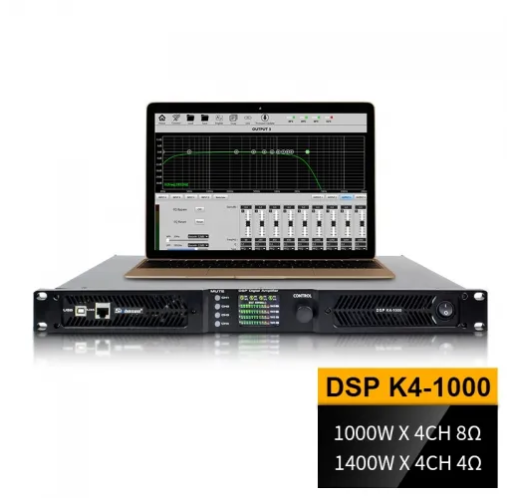 Sinbosen K4-1000 DSP 4 Kanal Digital DSP Power Amplifier Amplifikatör