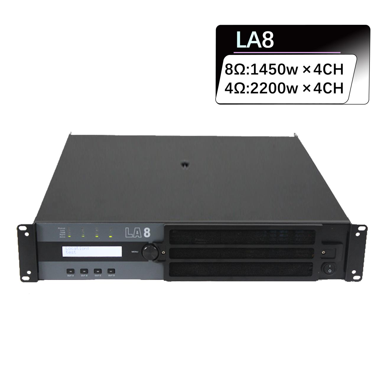 Sinbosen New DSP LA8 4Kanal Dsp Power Amplifier Amplifikatör