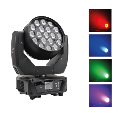 Wieder WR-1915 LED WASH MOVING HEAD LIGHT WITH ZOOM