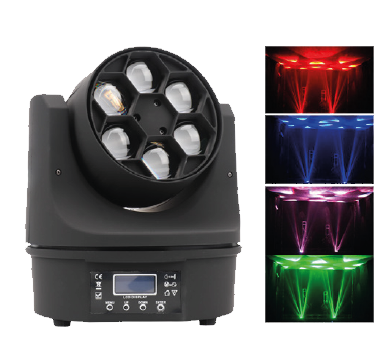 Wieder WR-213BEE 6 SMALL BEE EYE MOVING HEAD LIGHT