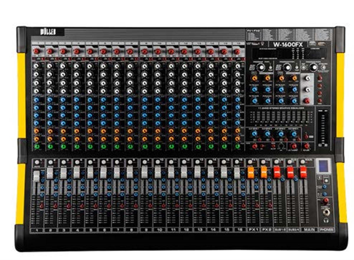 Wöller W-1600FX Çift Efekt Deck Mikser