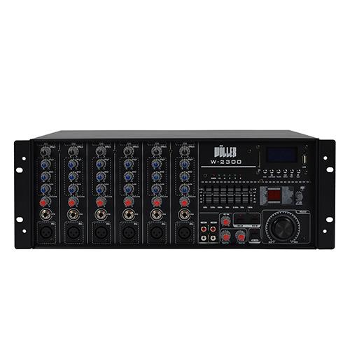 Wöller W-2300 6 Kanal Rack-Mount Power Mikser