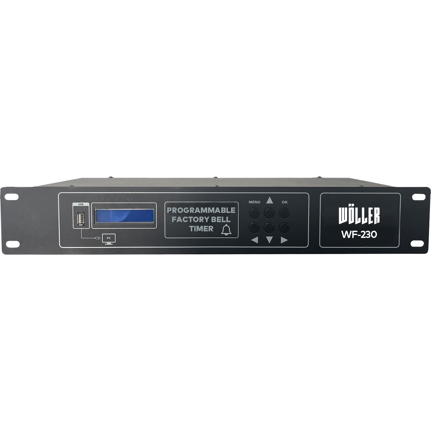 Wöller WF-230 Rack-Mount Programlı Fabrika Zil Saati