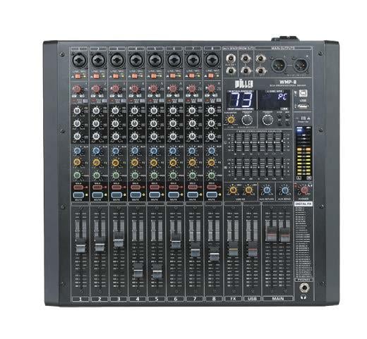 Wöller WMP-8P 8 Kanal Power Mikser