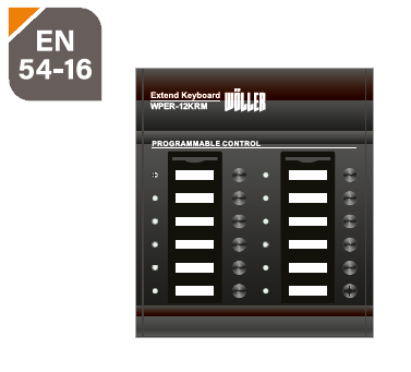 Wöller WPER-12KRM EN54 Acil Anons Mikrofon Ünitesi Extender