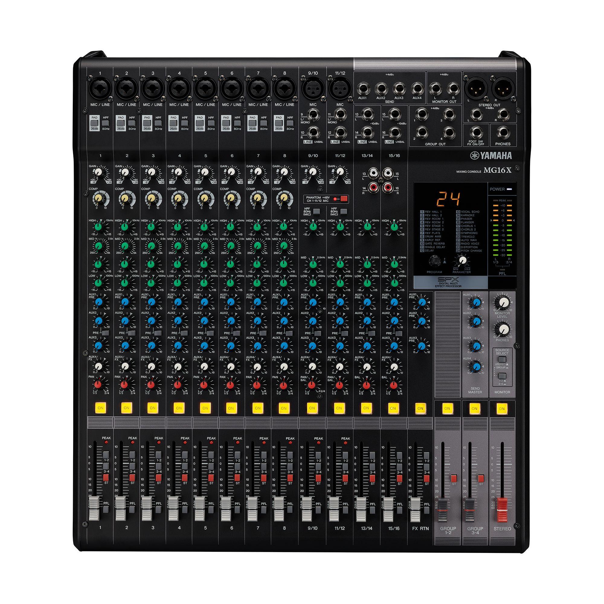 Yamaha MG16X CV 16 Kanal Analog Deck Mikser