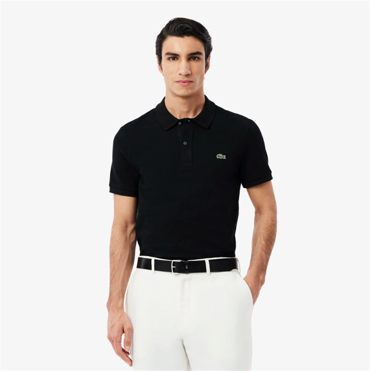 Erkek Slim Fit Polo - SİYAH