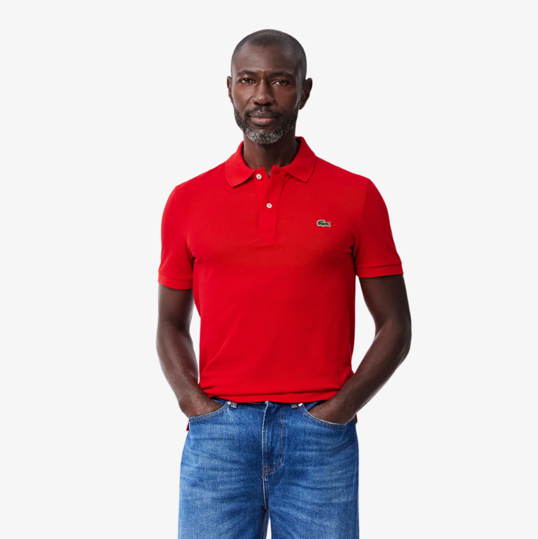 Erkek Slim Fit Polo - KIRMIZI