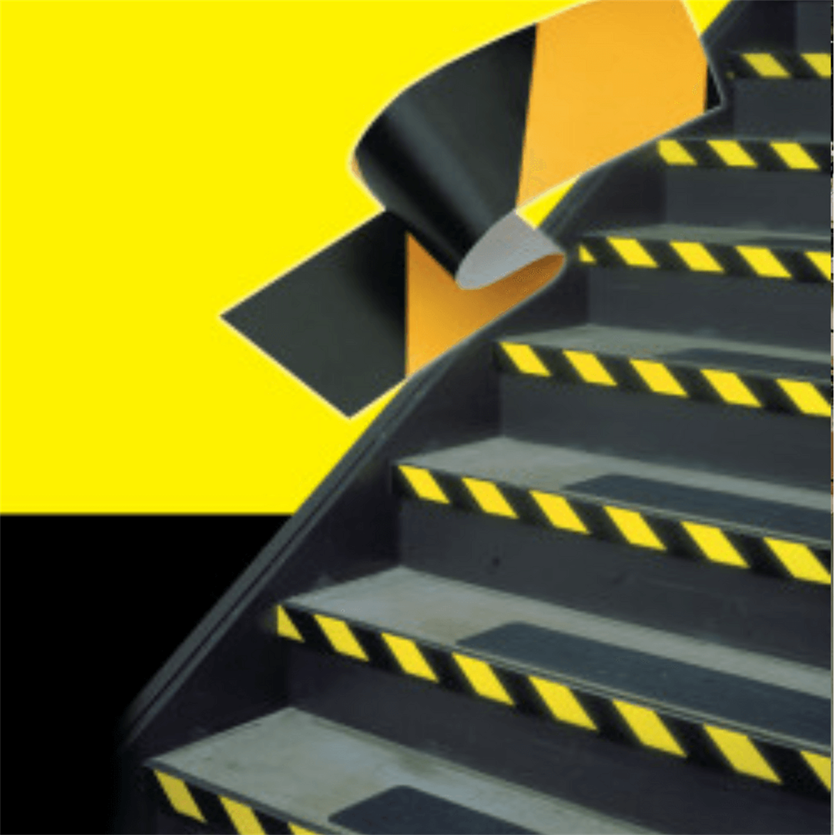 3M™ 766I Genel Amaçlı Vinil Bant, Sarı/Siyah (50mm x 33m)