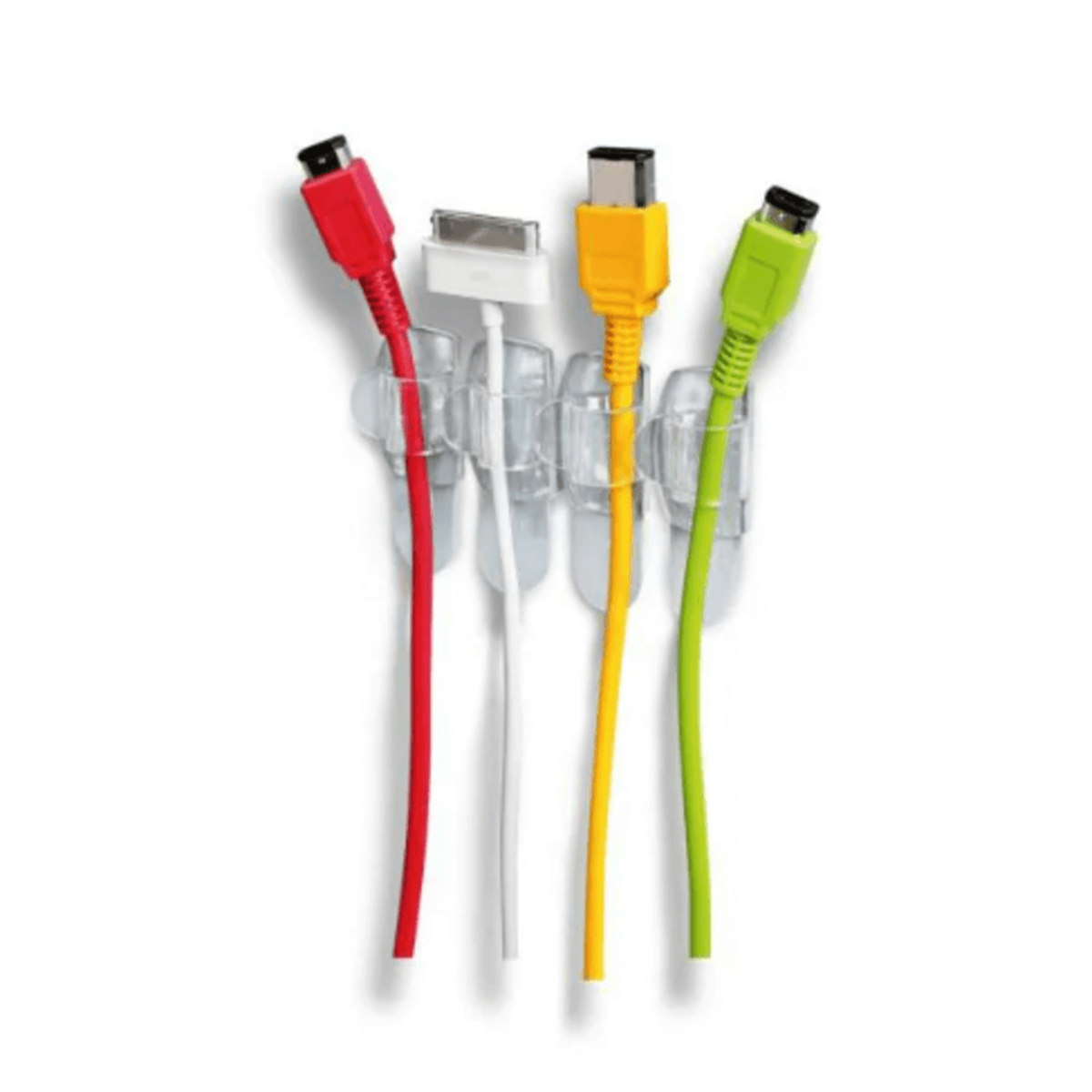 3M™ Command™ 17017CLR-CIS - Şeffaf Kablo Düzenleyici, Max 450 gr (4 Klips + 5 Küçük Boy Cırt Bant)