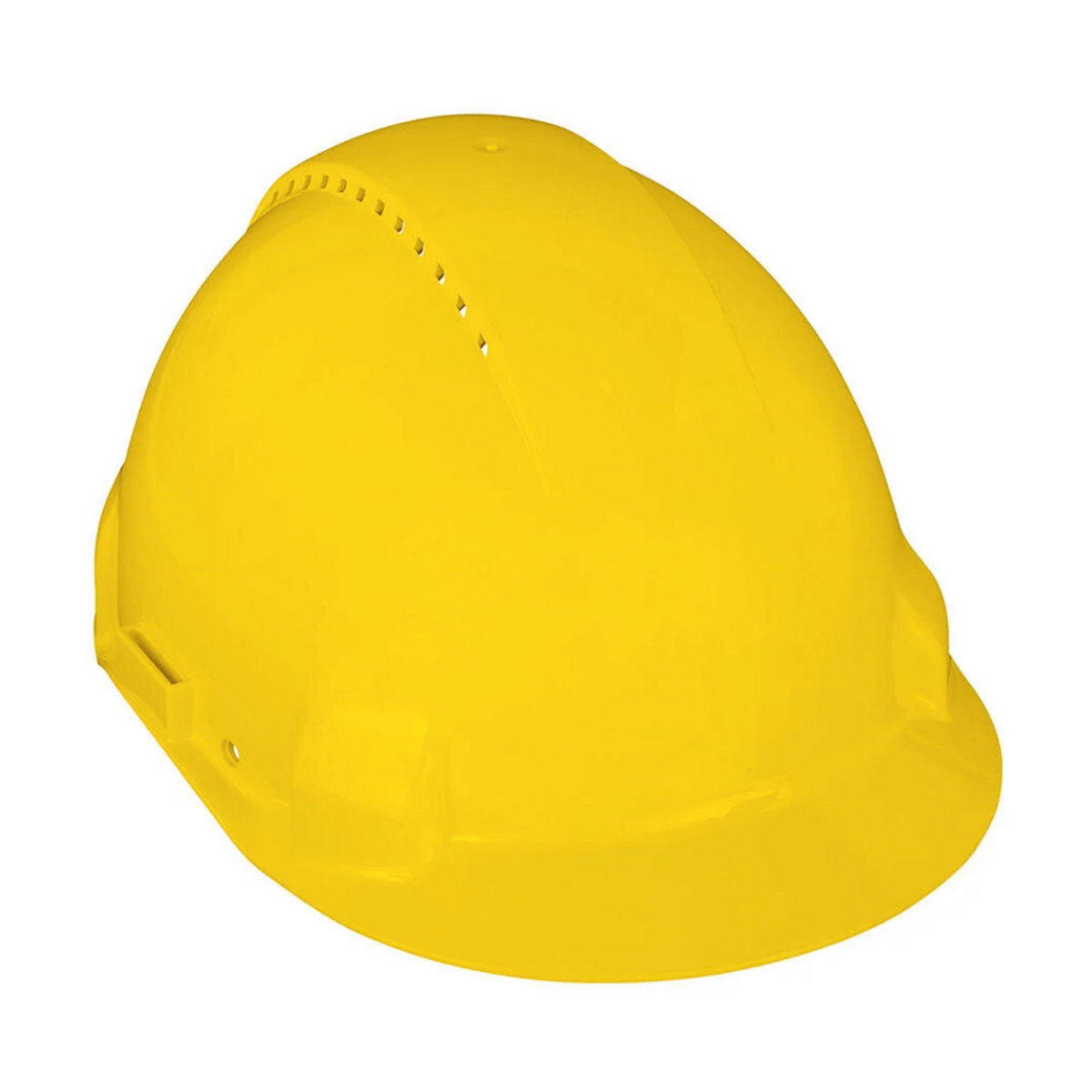 3M™ G3000NUV-GU Sert Başlık, Uvicator, Mandallı, Havalandırmalı, Plastik Ter Bantlı Baret / Sarı