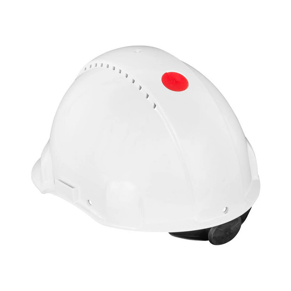 3M™ G3000NUV-VI Sert Başlık, Uvicator, Mandallı, Havalandırmalı, Plastik Ter Bantlı Baret / Beyaz