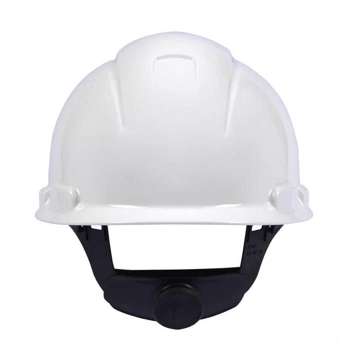 3M™ H-700N-VI Sert Başlık, Mandallı, Havalandırmalı, Plastik Ter Bantlı Baret / Beyaz