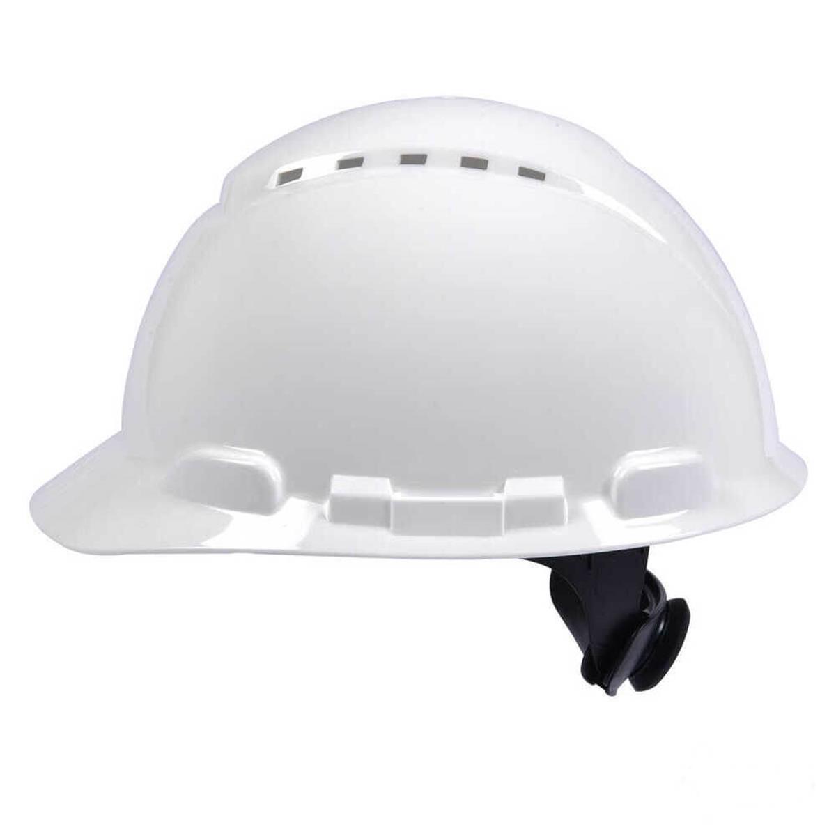 3M™ H-700N-VI Sert Başlık, Mandallı, Havalandırmalı, Plastik Ter Bantlı Baret / Beyaz