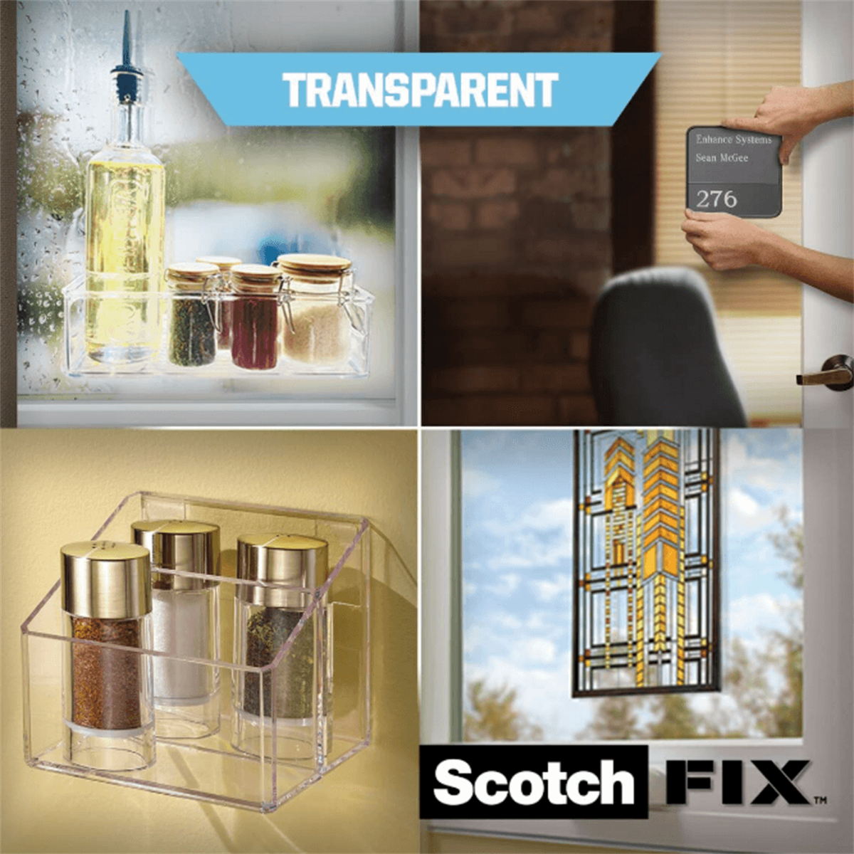 3M™ Scotch-Fix™ Montaj Bandı - 4910C-1915-P, Şeffaf - Max 7 kg (19mm x 5m)