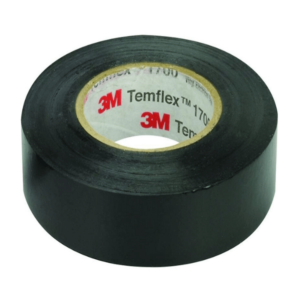 3M™ Temflex™ 1300e Elektrik İzolasyon Bandı, Siyah - 10`lu Paket (18 mm x 9,5m)