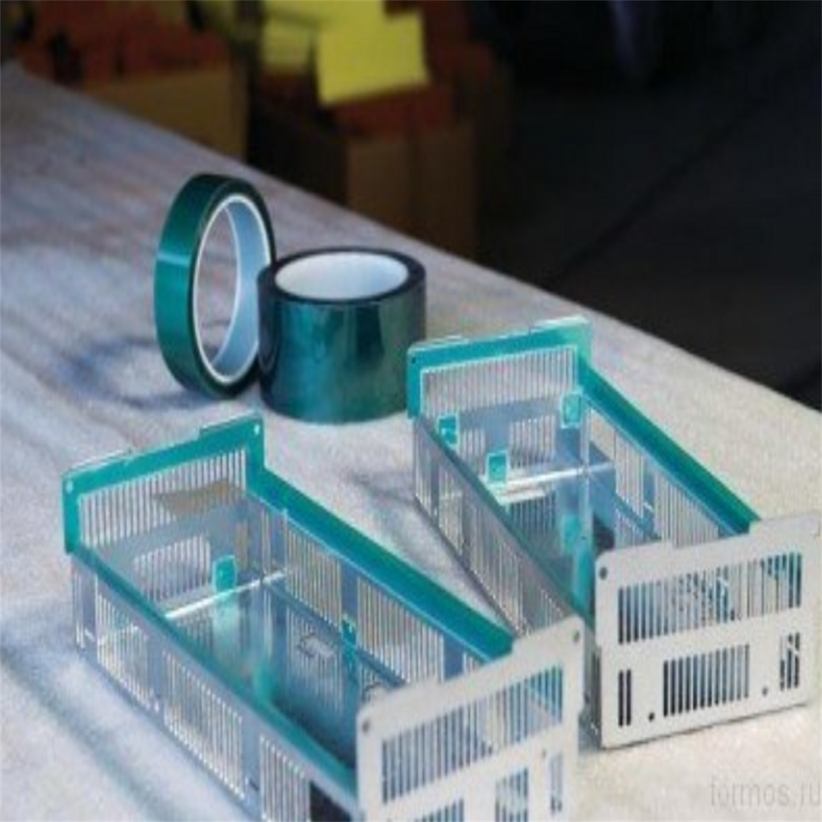 3M™ 8992 Polyester Yeşil Silikon Yüksek Isı Maskeleme Bandı