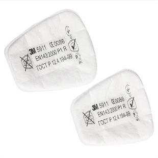 3M™ 5911 P1 Maske Filtresi Pedi - 1 Çift